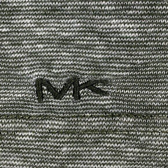 Michael Kors Casual MK Logo Tee Shirt  Gray White XXL - Picture 5 of 12